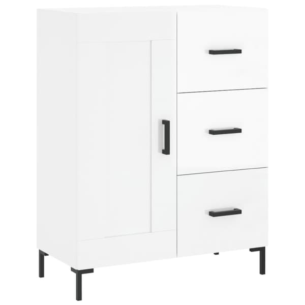 Skänkar & serveringsbord - Living Skänk vit högglans 69,5x34x90 cm konstruerat trä