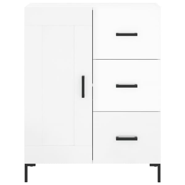 Skänkar & serveringsbord - Living Skänk vit högglans 69,5x34x90 cm konstruerat trä