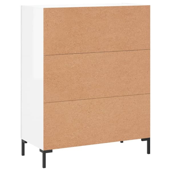 Skänkar & serveringsbord - Living Skänk vit högglans 69,5x34x90 cm konstruerat trä