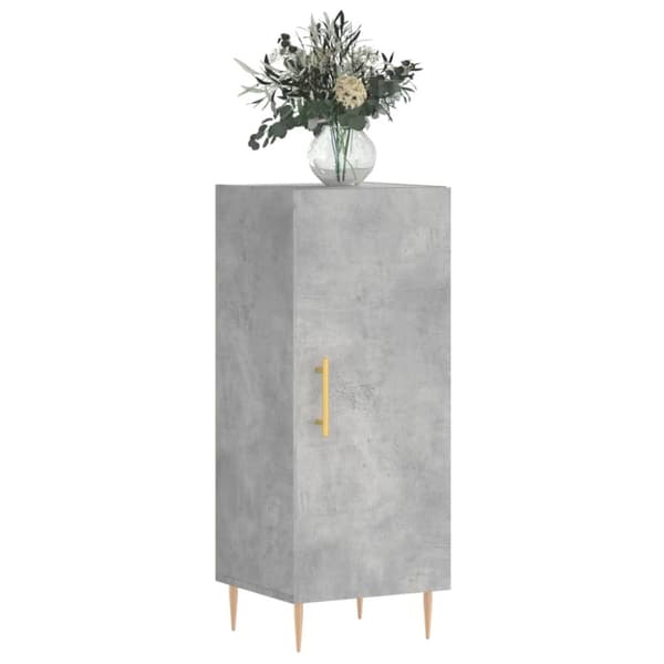 Skænke - Living skænk 34,5x34x90 cm konstrueret træ betongrå