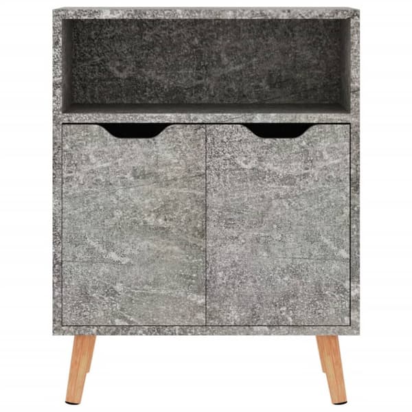 Tarjoilupöydät & senkit - Living Senkki betoninharmaa 60x30x72 cm tekninen puu