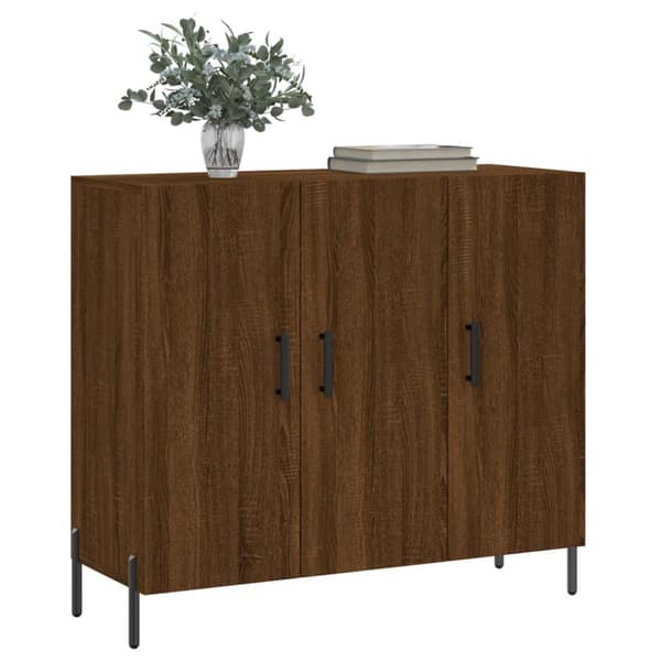 Tarjoilupöydät & senkit - Living Senkki ruskea tammi 90x34x80 cm tekninen puu
