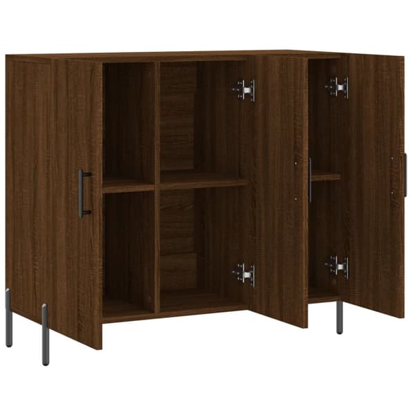 Tarjoilupöydät & senkit - Living Senkki ruskea tammi 90x34x80 cm tekninen puu