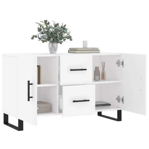 Skänkar & serveringsbord - Living Skänk vit 100x36x60 cm konstruerat trä