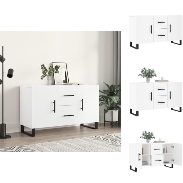 Skänkar & serveringsbord - Living Skänk vit 100x36x60 cm konstruerat trä