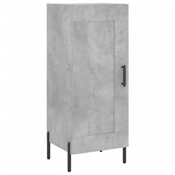 Skänkar & serveringsbord - Living Högskåp betonggrå 34,5x34x180 cm konstruerat trä