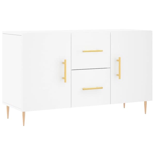 Skænke - Living skænk 100x36x60 cm konstrueret træ hvid