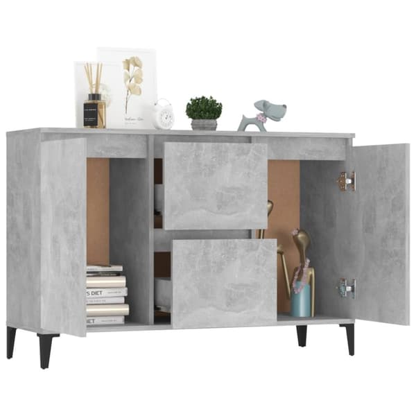 Senkki betoninharmaa 104x35x70 cm tekninen puu - Senkki - Senkit - Home & Living