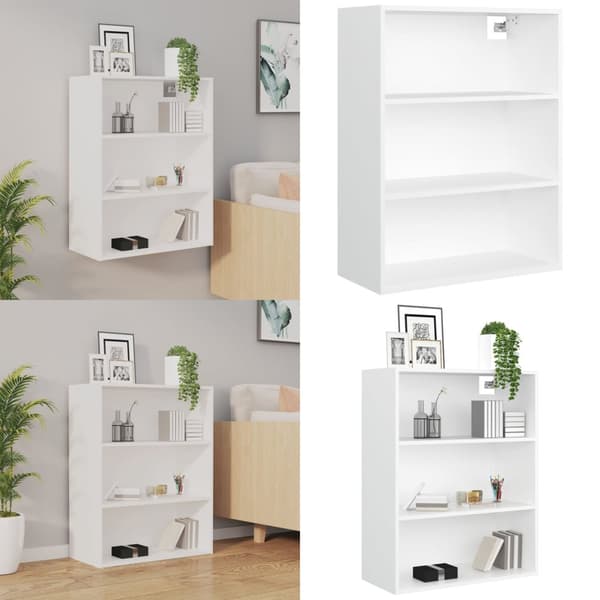 Väggskåp vit 69,5x32,5x90 cm - Väggskåp - Hängande Skåp - Home & Living