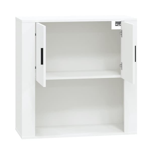 Vægskab 80x33x80 cm konstrueret træ hvid - Vægskab - Vægskabe - Home & Living