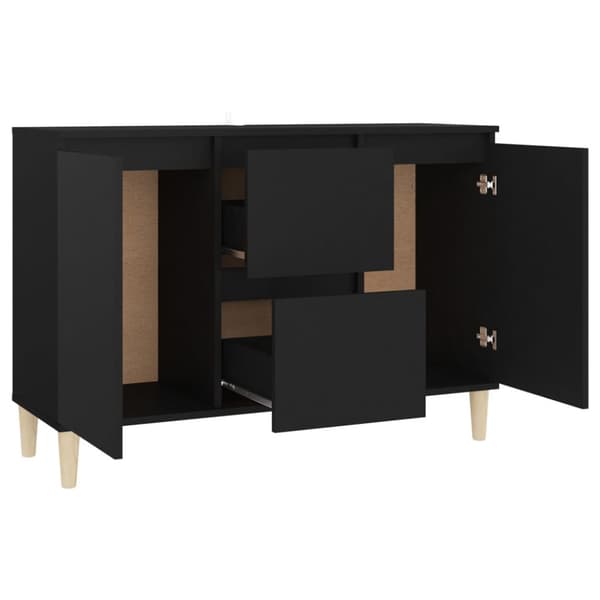 Skænk 103,5x35x70 cm spånplade sort - Skænk - Skænke - Home & Living