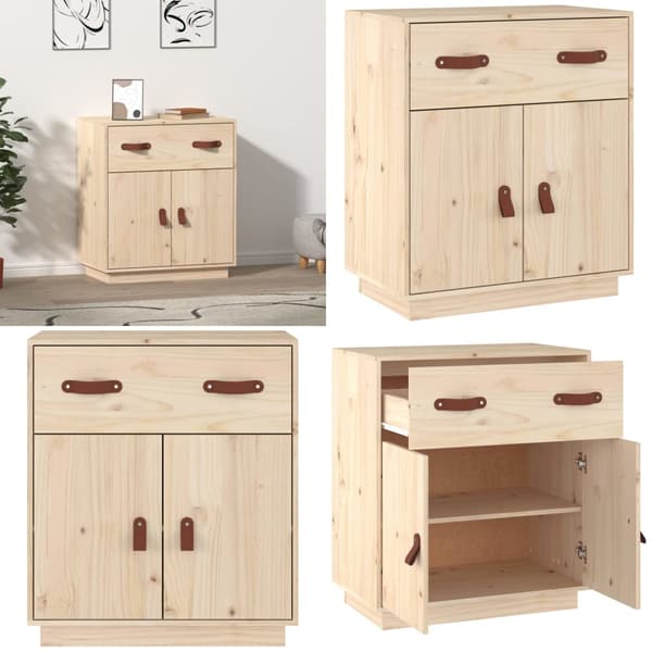 Skänk 65,5x40x75 cm massiv furu - Skänk - Skänkar - Home & Living