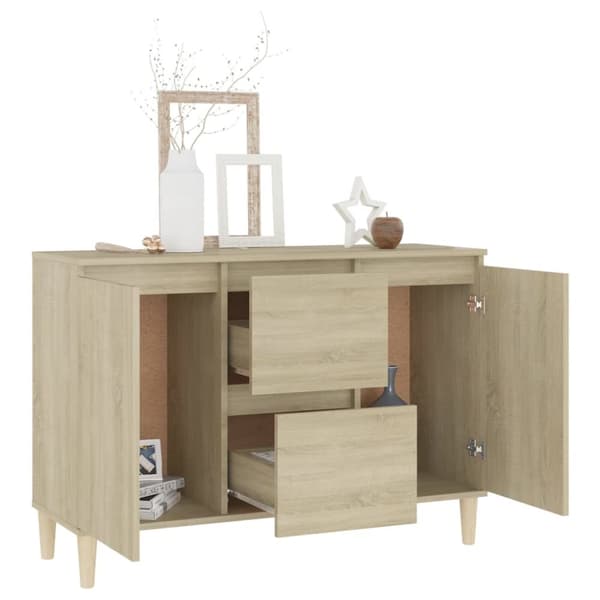 Skänk sonoma-ek 103,5x35x70 cm spånskiva - Skänk - Bokskåp - Home & Living