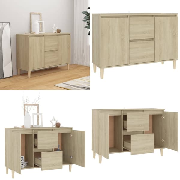Skänk sonoma-ek 103,5x35x70 cm spånskiva - Skänk - Bokskåp - Home & Living