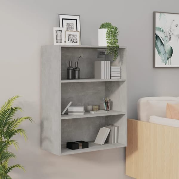 Vægskab 69,5x32,5x90 cm betongrå - Vægskab - Vægskabe - Home & Living