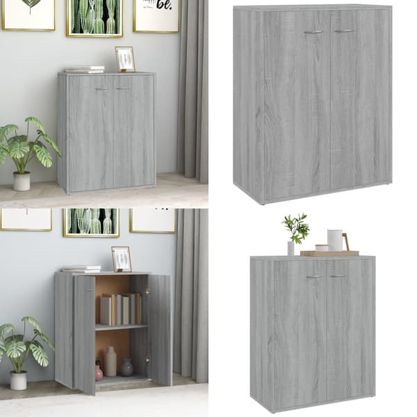 Senkki harmaa Sonoma 60x30x75 cm tekninen puu - Senkki - Senkit - Home & Living