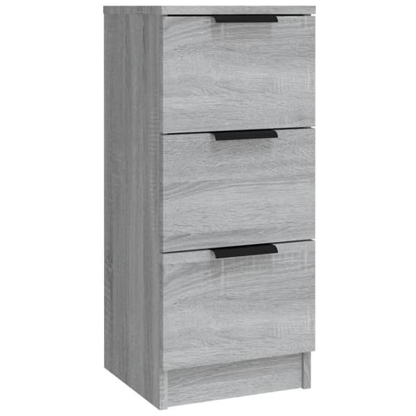 Senkit 3 kpl harmaa Sonoma tekninen puu - Senkki - Senkit - Home & Living