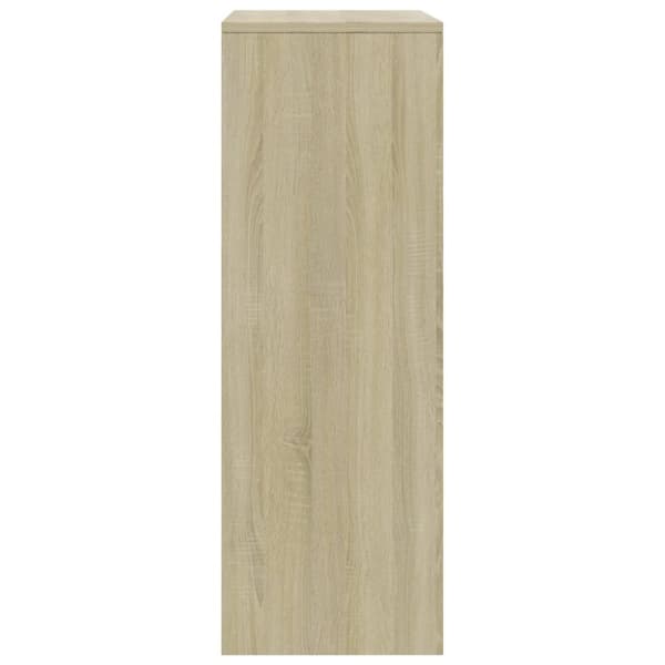 Skænk med 6 skuffer 50x34x96 cm konstrueret træ sonoma-eg - Skænk - Skænke - Home & Living