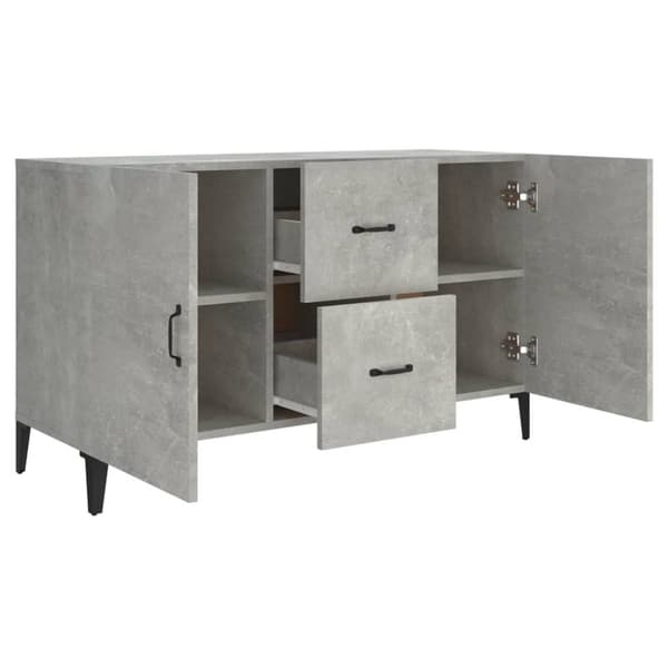 Senkki betoninharmaa 100x36x60 cm tekninen puu - Senkki - Senkit - Home & Living
