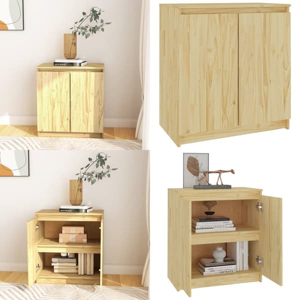 Skåp 60x36x65 cm massiv furu - Skänk - Skänkar - Home & Living