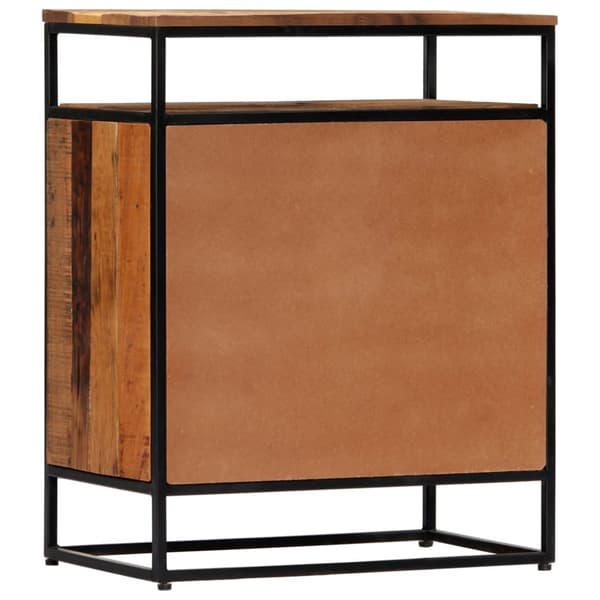 Skänk 60x35x76 cm massivt återvunnet trä och stål - Skänk - Skänkar - Home & Living