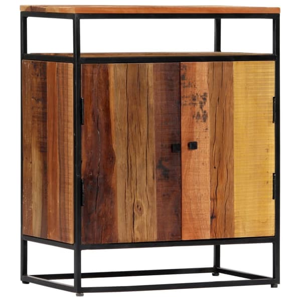 Skänk 60x35x76 cm massivt återvunnet trä och stål - Skänk - Skänkar - Home & Living