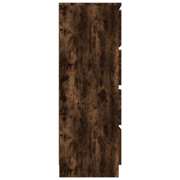 Kommode 60x35x98,5 cm konstrueret træ røget egetræsfarve - Skænk Skænke - Skab - Home & Living