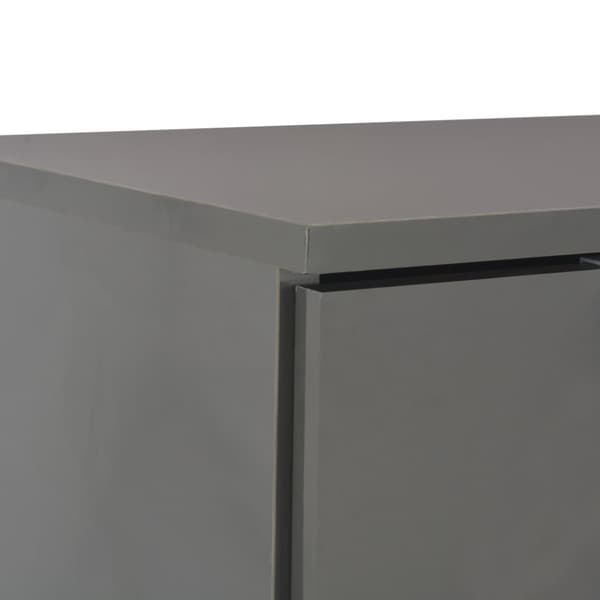 Skänk högglans grå 71x35x80 cm spånskiva - Skåp - Sideboard - Home & Living