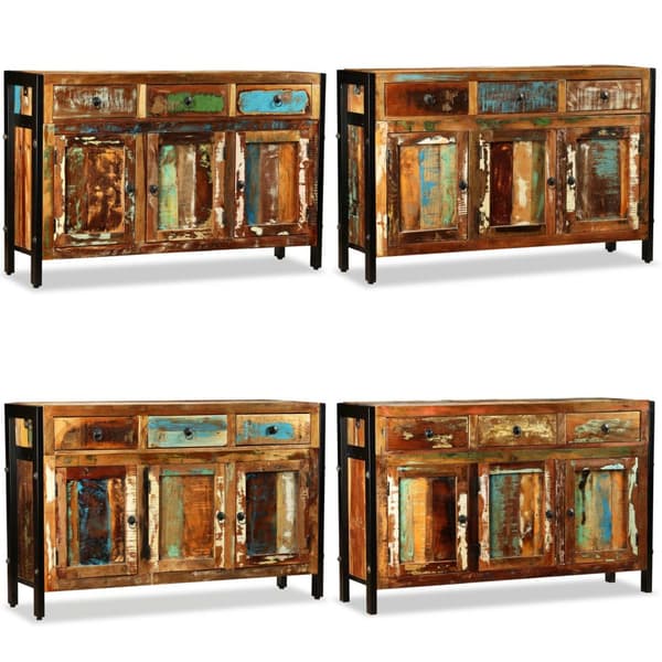 Skænk 120x35x76 cm massivt genbrugstræ - Skænk - Skænke - Home & Living