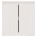 Miniatyrbillede 4 af 9: Skab 60x36x65 cm massivt fyrretræ hvid - Sideskab - Sideskabe - Home & Living