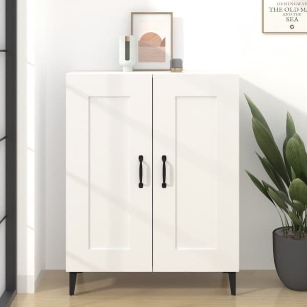 Skänk vit 69,5x34x90 cm konstruerat trä - Byrå - Byråer - Home & Living