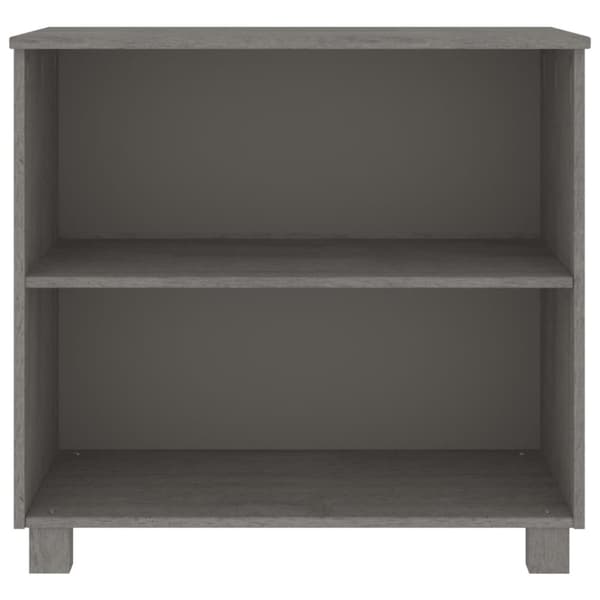 Skænk HAMAR 85x35x80 cm massivt fyrretræ lysegrå - Skænk - Skænke - Home & Living