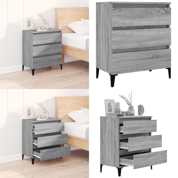 Senkki harmaa Sonoma 60x35x70 cm tekninen puu - Senkki - Senkit - Home & Living