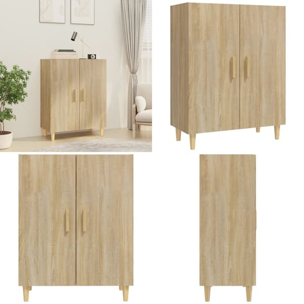 Senkki Sonoma-tammi 70x34x90 cm tekninen puu - Senkki - Senkit - Home & Living