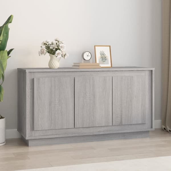 Senkki harmaa Sonoma 102x35x55 cm tekninen puu - Senkki - Senkit - Home & Living