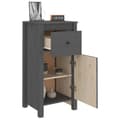 Pikkukuva 5 / 11: Senkit 2 kpl harmaa 40x35x80 cm täysi mänty - Senkki - Senkit - Home & Living