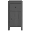 Pikkukuva 6 / 11: Senkit 2 kpl harmaa 40x35x80 cm täysi mänty - Senkki - Senkit - Home & Living