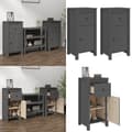Pikkukuva 1 / 11: Senkit 2 kpl harmaa 40x35x80 cm täysi mänty - Senkki - Senkit - Home & Living