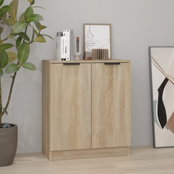 Byrå sonoma-ek 60x30x70 cm konstruerat trä - Skänk - Skänkar - Home & Living
