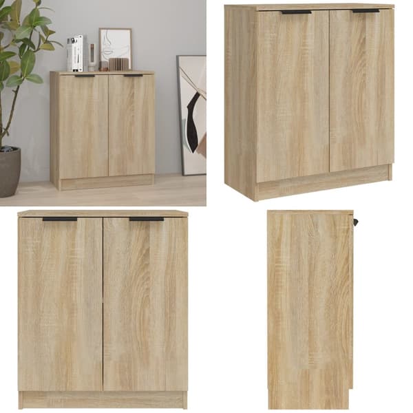 Byrå sonoma-ek 60x30x70 cm konstruerat trä - Skänk - Skänkar - Home & Living