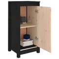Pikkukuva 5 / 11: Senkit 2 kpl musta 40x35x80 cm täysi mänty - Senkki - Senkit - Home & Living