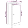 Pikkukuva 11 / 11: Senkit 2 kpl musta 40x35x80 cm täysi mänty - Senkki - Senkit - Home & Living