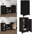 Pikkukuva 1 / 11: Senkit 2 kpl musta 40x35x80 cm täysi mänty - Senkki - Senkit - Home & Living