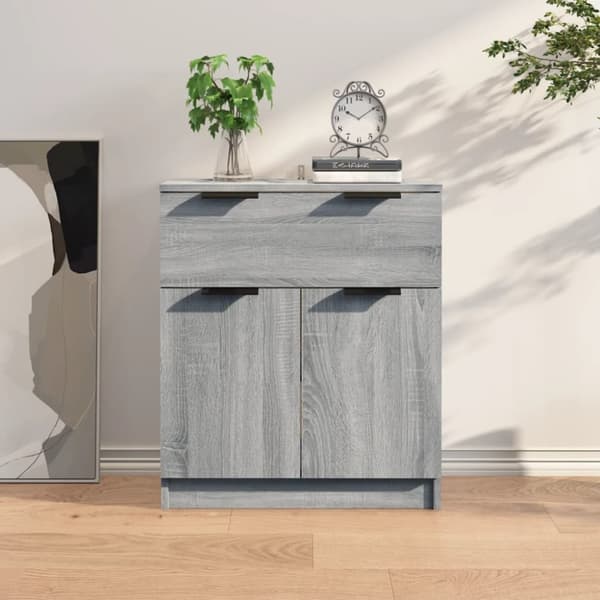 Skænk 60x30x70 cm konstrueret træ grå sonoma-eg - Skænk - Skænke - Home & Living