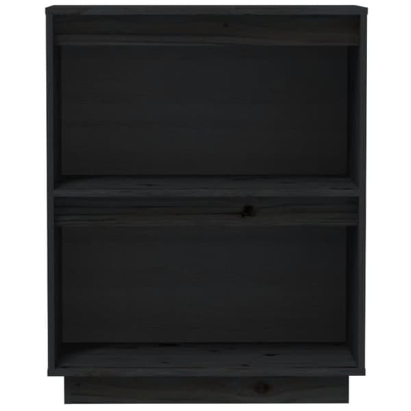 Konsolskab 60x34x75 cm massivt fyrretræ sort - Konsolskab - Konsolskabe - Home & Living