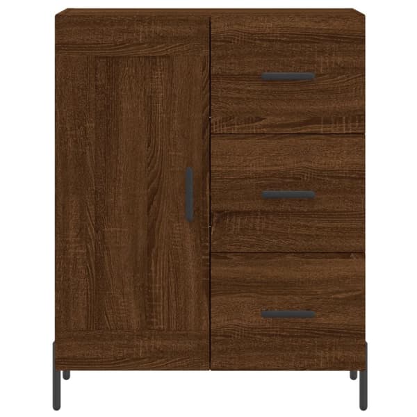 Senkki ruskea tammi 69,5x34x90 cm tekninen puu - Senkki - Senkit - Home & Living