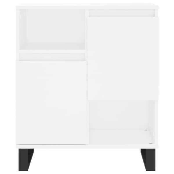 Byrå vit 60x35x70 cm konstruerat trä - Skänk - Skänkar - Home & Living
