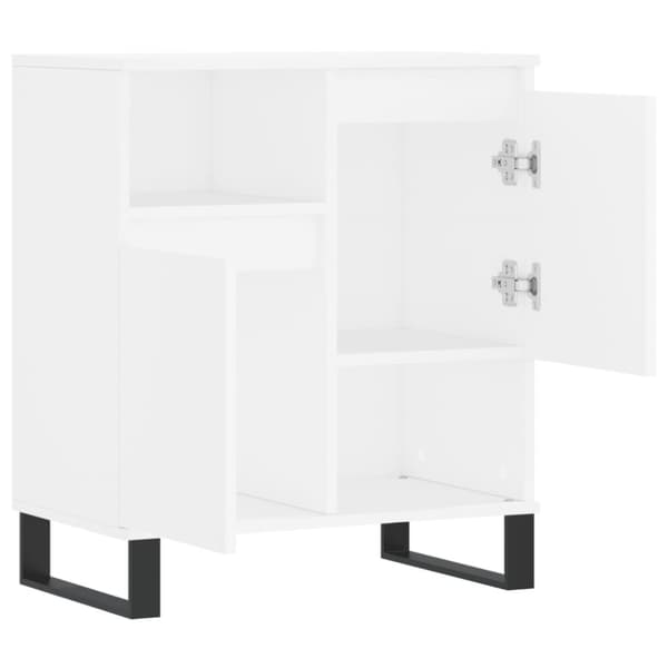 Byrå vit 60x35x70 cm konstruerat trä - Skänk - Skänkar - Home & Living