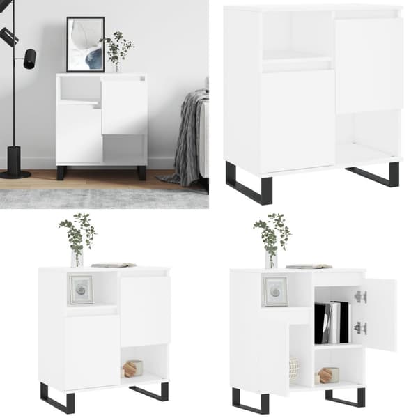 Skænk 60x35x70 cm konstrueret træ hvid - Skænk - Skænke - Home & Living