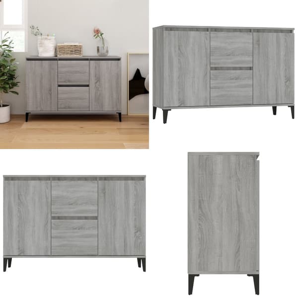 Senkki harmaa Sonoma 104x35x70 cm tekninen puu - Senkki - Senkit - Home & Living